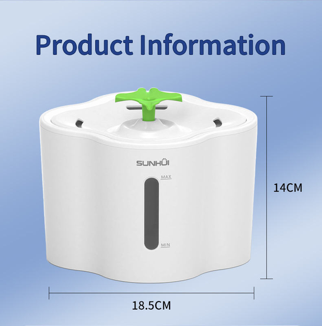 Distribuidor de &aacute;gua para animais de estima&ccedil;&atilde;o de grande capacidade XSWD-0011 