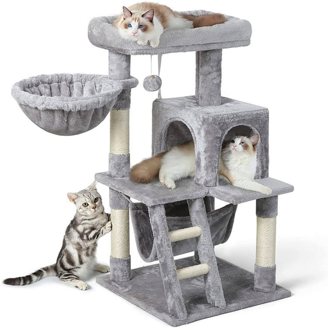 &Aacute;rvore de escalada para gatos integrada XSTS-0015