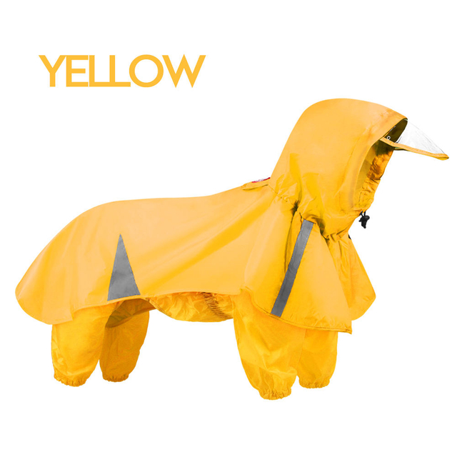 Capa de chuva colorida embrulhada para animais de estima&ccedil;&atilde;o XSCP-0020